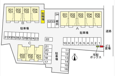【駐車場】 | Ｋ’ｓヴィレッジ旭Ａ