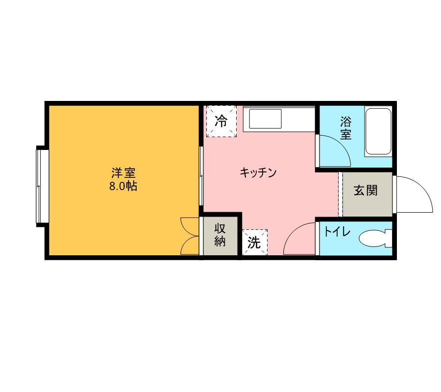 グランメール八日市の間取り