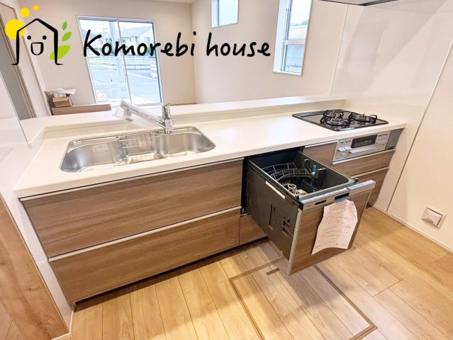 北足立郡伊奈町内宿台4丁目　新築一戸建て　ブルーミングガーデン　01のキッチン|10/20撮影
