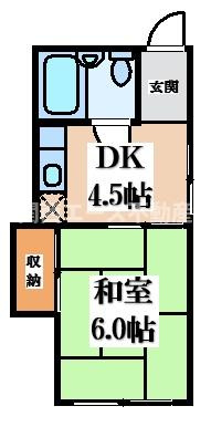 【間取り】 | セゾン若葉