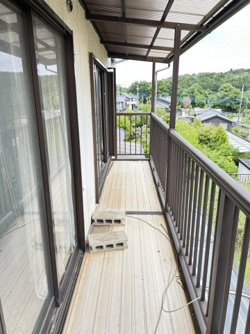那珂市平野　中古戸建のバルコニー|【リフォーム予定】バルコニーの様子です。