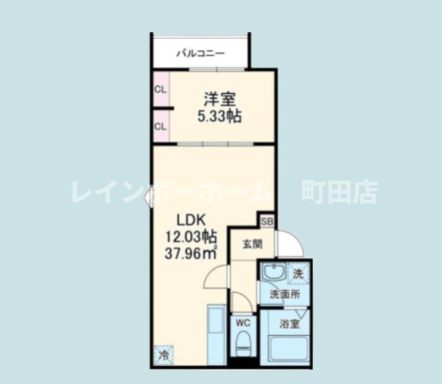GRADUS藤沢※初期費用分割あと払いサービス利用可能物件の間取り
