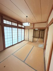 城里町増井　中古戸建の洋室|【リフォーム中】二間続きの和室はひと部屋洋室に変更します。