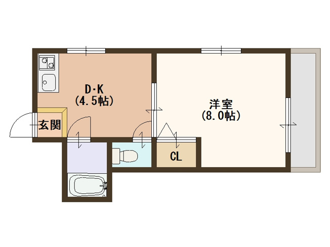 【間取り】 | ハイムヤマウチ