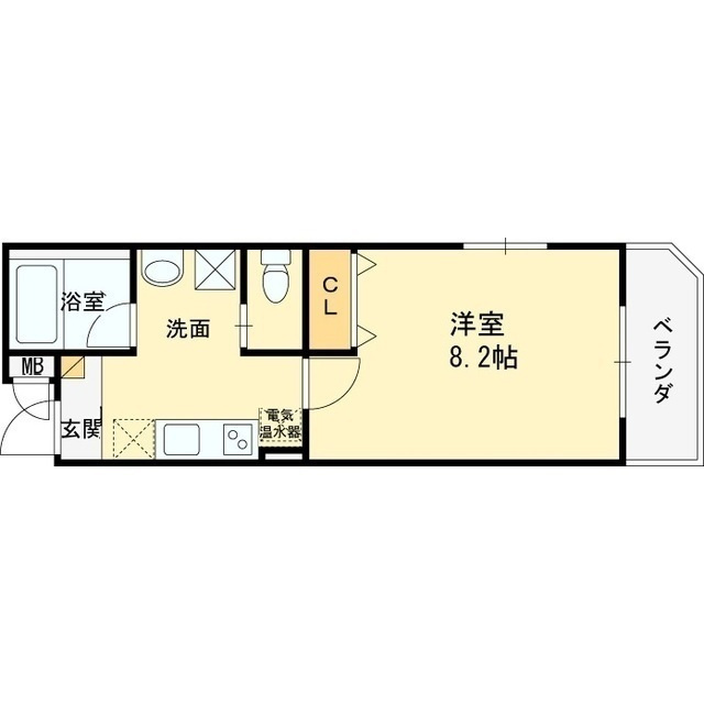 ブライト日根野の間取り