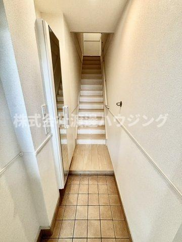 ソレイユ岡山の玄関