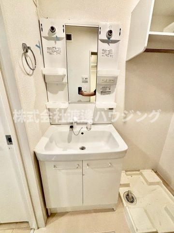 ソレイユ岡山の洗面所