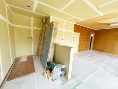 笠間市大田町　中古戸建のキッチン|【リフォーム中6/21】カウンターキッチンとなります。お料理しながら、TVが観られたり、会話ができます。