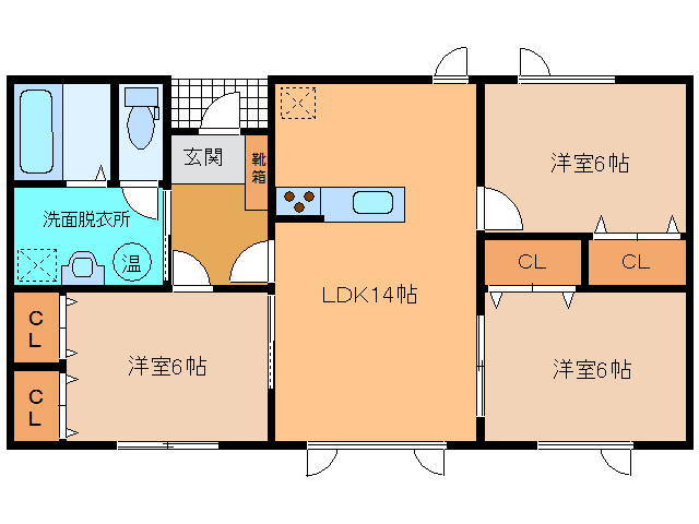 TOWN南町東1貸家（平屋）