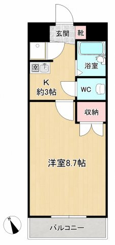 第5筑水ビルの間取り|別号数タイプ