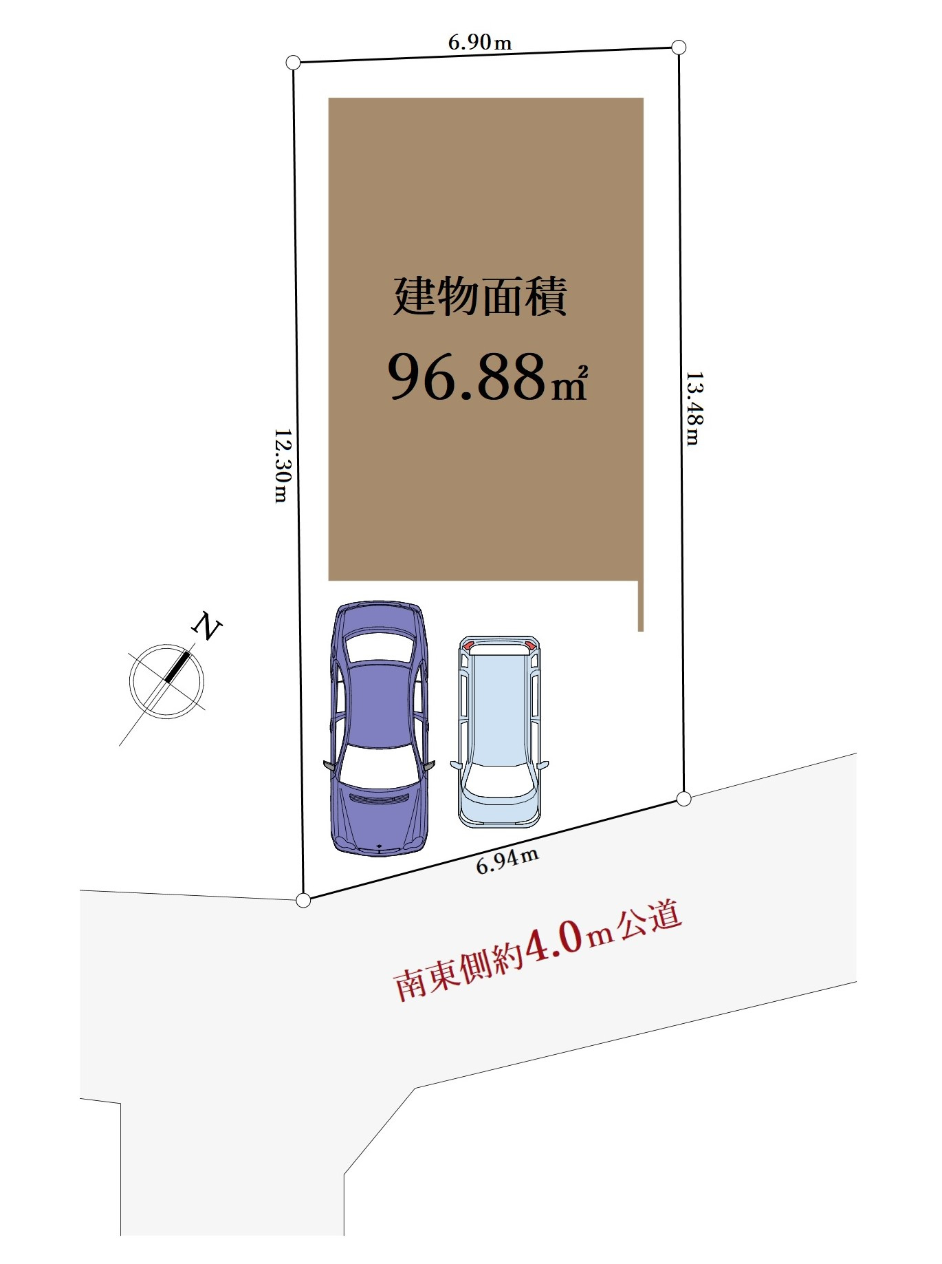 豊島区長崎6丁目　限定1棟の区画図|小中学校徒歩5分
子育て環境も良好な閑静な住宅地エリア