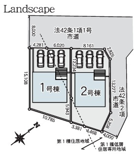 千葉市若葉区小倉台6丁目第2の区画図