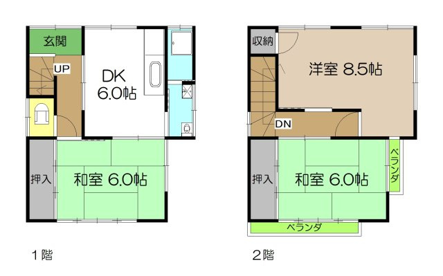 【間取り】 | 中古一戸建　高知市大津乙