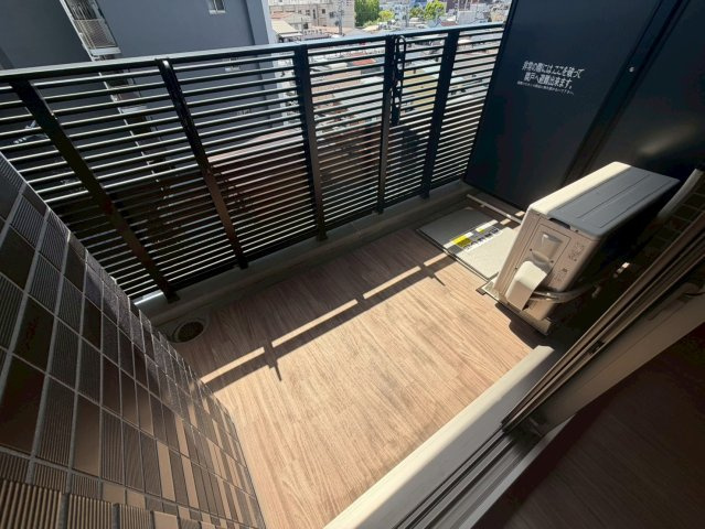 プレサンスOSAKA DOMECITYビーツのバルコニー