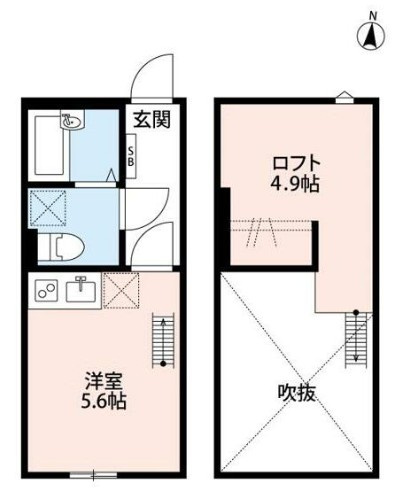 足立区西加平１丁目のアパート