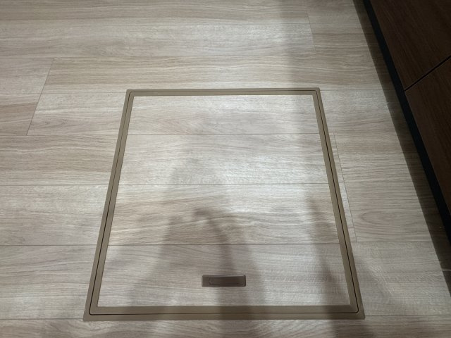 うるま市西原（全4棟）ラスト4号棟のキッチン|4号棟　床下収納付き♪