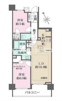【間取り】 | ザ・パークハウス横浜伊勢町
