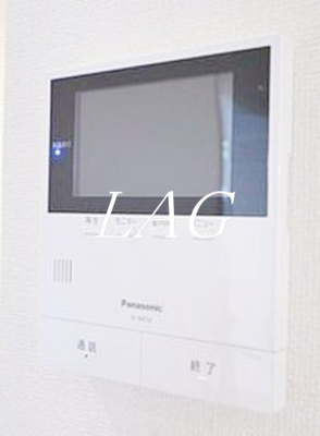 【セキュリティ】 | アクアリオ | モニター付きインターホンです。
