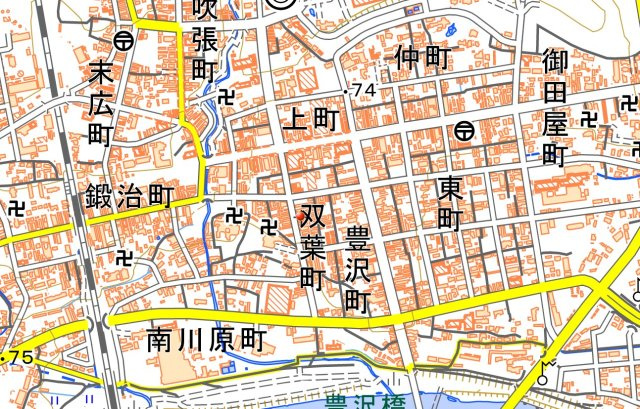岩手県花巻市　1棟ビルの地図