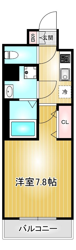 エスリード金山リュクス|名古屋市の賃貸ならMy賃貸の間取り|エスリード金山リュクス
