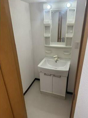 杉並区高円寺北２丁目の賃貸マンションの洗面所