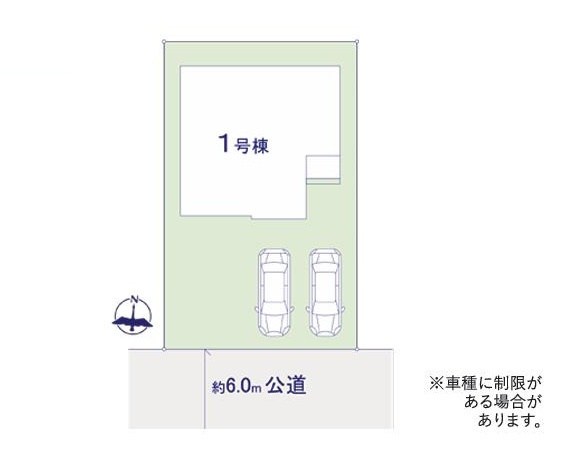 牛久市神谷10期　新築戸建の区画図