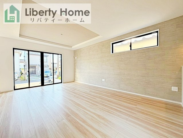 牛久市神谷10期　新築戸建の居間・リビング