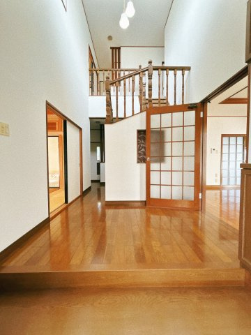中古戸建　郡山市富久山町福原字沼下　明健小・明健中の玄関