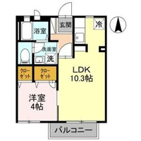 【間取り】 | ベルドールZeZe | お部屋の間取りです