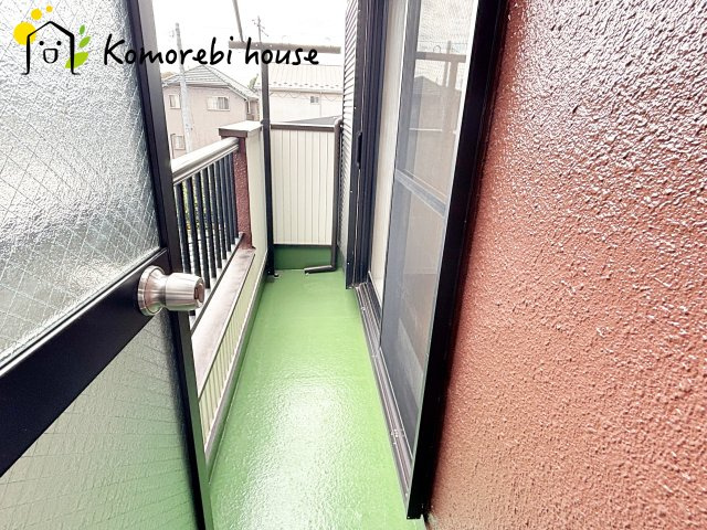 上尾市平塚　中古戸建てのバルコニー