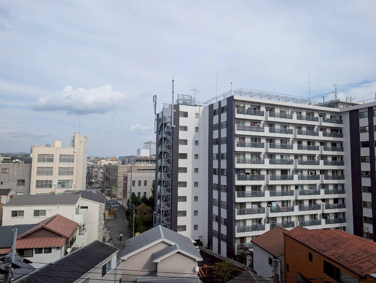 豊中市岡上の町２丁目の賃貸マンションの展望