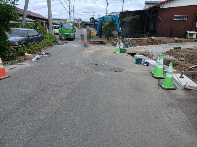 リーブルガーデン．Ｓ　深谷見晴町第１　の前面道路含む現地写真|現地前面道路（2026年06月26日）撮影