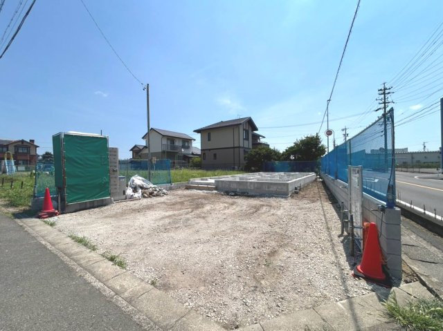 グラファーレ　丹羽郡扶桑町柏森　全1区画分譲の前面道路含む現地写真|「現地（2026年8月2日）撮影」　
■前面道路　
■ヤマダ不動産　株式会社リライフ