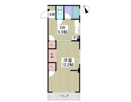 大栄コーポの間取り
