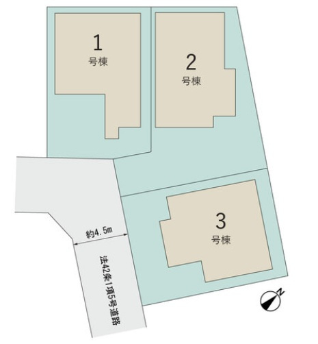 船橋市上山町2丁目【船橋法典第30・4期】の区画図