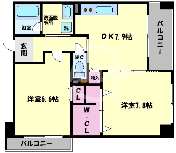 パレプランドールの間取り|パレプランドール　間取り