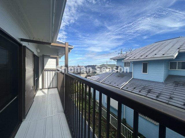 【現地画像あり】海老名市上今泉5丁目　中古戸建　53.62坪のバルコニー