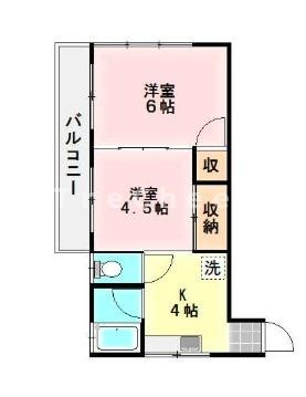 ポルシェひばりが丘の間取り