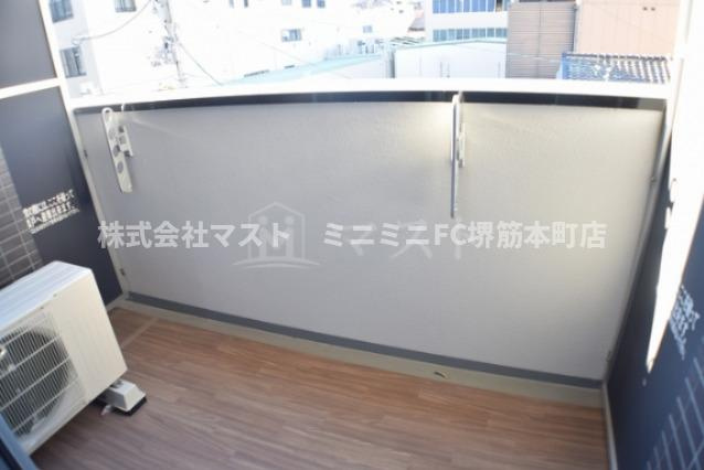 グランカリテ日本橋のバルコニー
