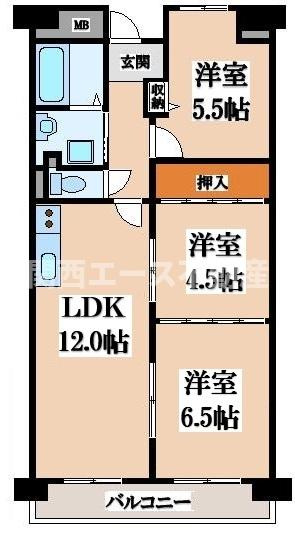 【間取り】 | アンドユーイワキ・東大阪