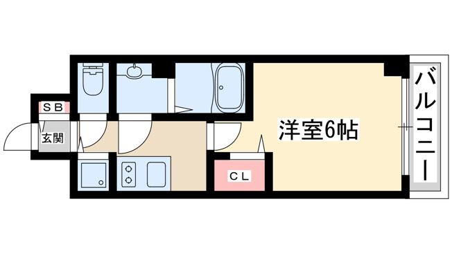 【間取り】 | プレサンス塚本駅前