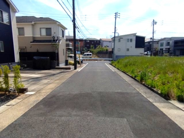 緑区諸の木１期　売地　3号地の前面道路含む現地写真|外観　現地写真（2026年5月14日撮影）