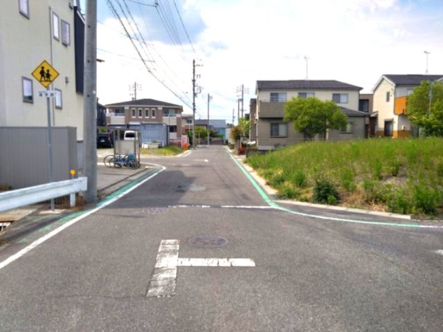 緑区諸の木１期　売地　3号地の前面道路含む現地写真|外観　現地写真（2026年5月14日撮影）