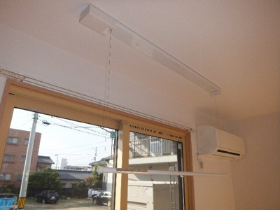 【内装】 | エヴァーフォレスト | 室内物干
