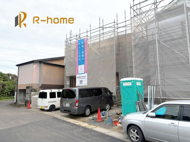 水戸市酒門町第18　新築戸建て　2号棟の外観|2026年10月完成予定！近隣の同仕様完成物件をご見学いただけます♪