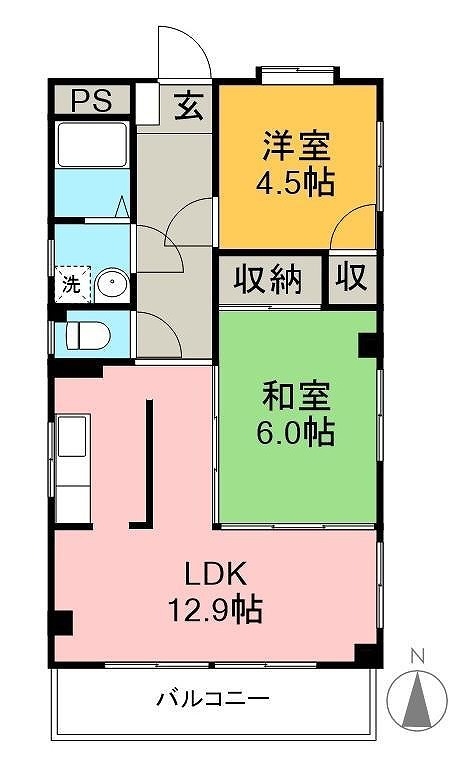 プライムKの間取り