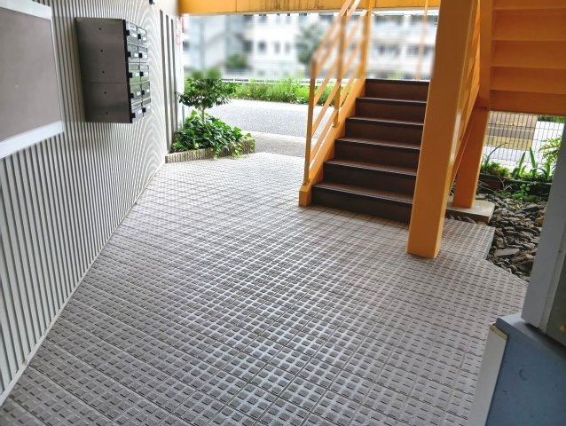 中山ハイツのエントランス|エントランスです