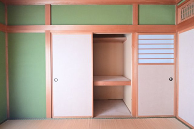 【収納】 | 平川市高木原田・6LDK中古住宅・シッター車庫付き | 一階和室・押入