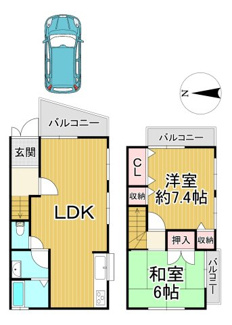 【間取り】 | 川西市滝山町18の10　中古ー戸建て