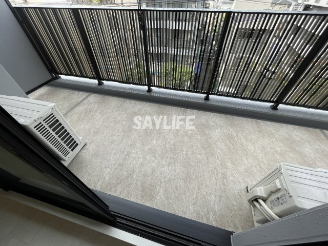 スプランディッド玉造のバルコニー